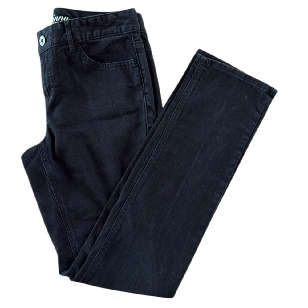 TOMMY HILFIGER SPIRIT SKINNY WOMENS BLACK DENIM JEANS SIZE: 8
